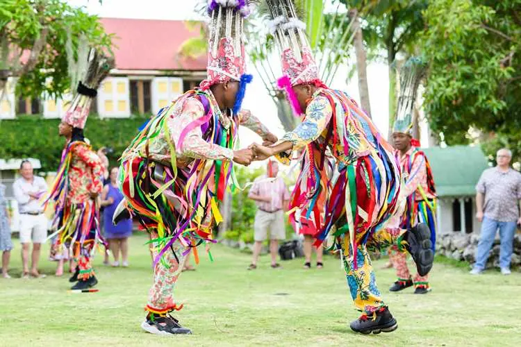 Celebrations with the masqueraders
